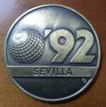 Medalha da Expo 92 realizada em Sevilha