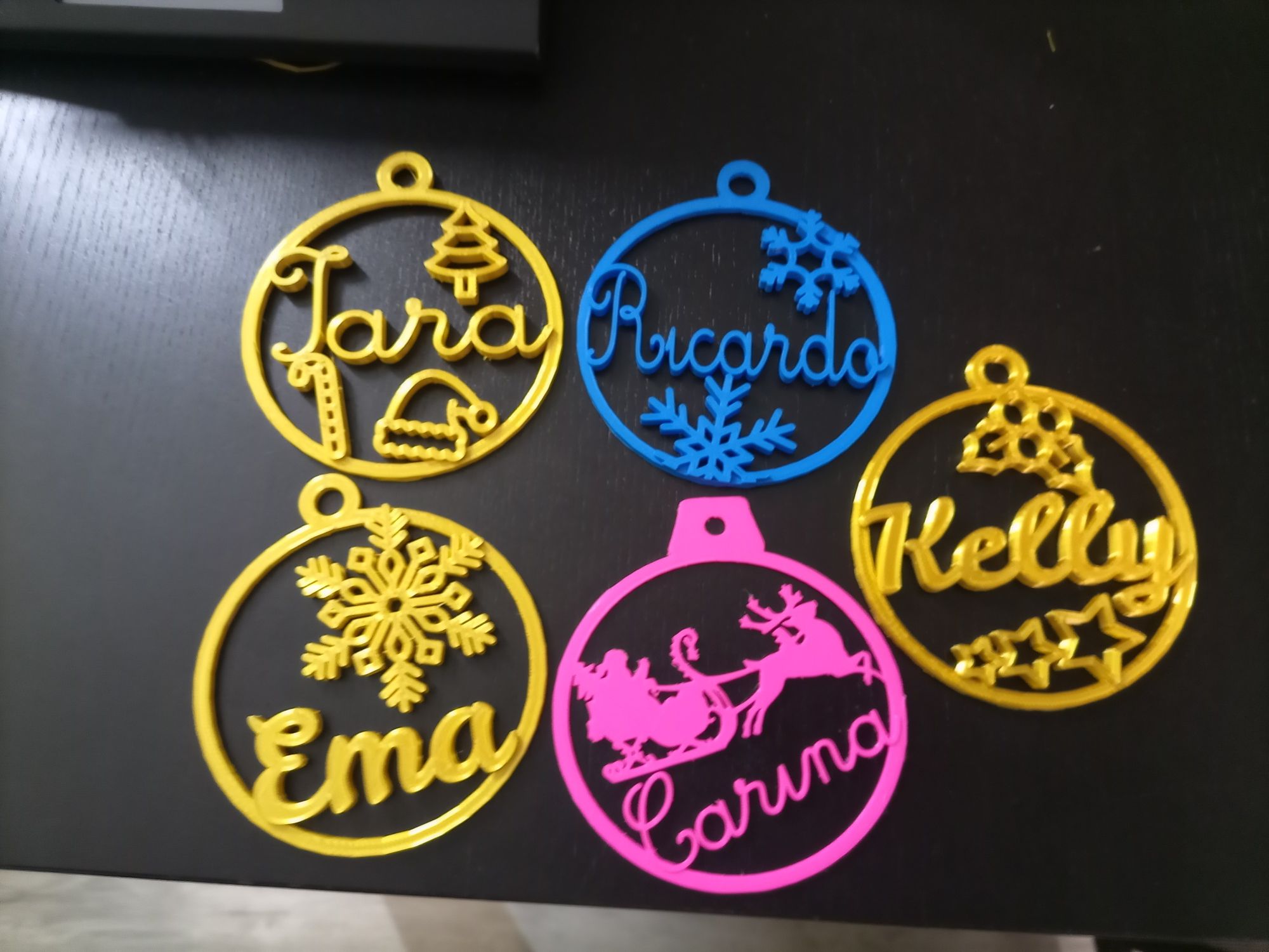 Bola/árvore natal personalizadas