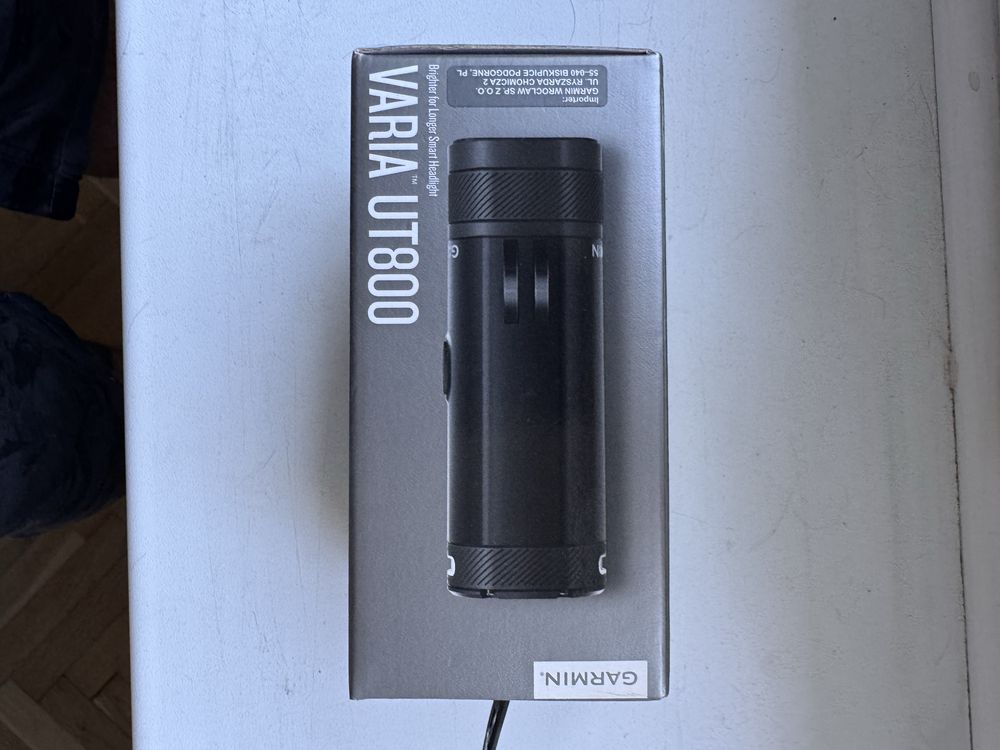 Garmin varia ut800 lampka rowerowa światło przednie led oświetlenie