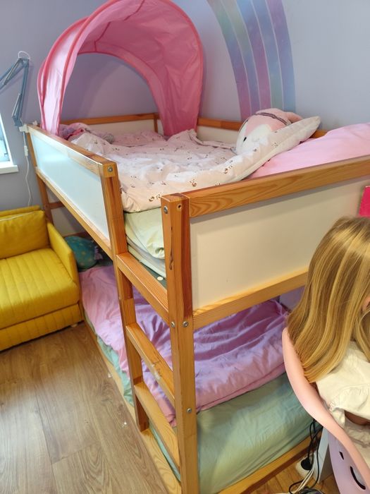 Łozko piętrowe kura ikea