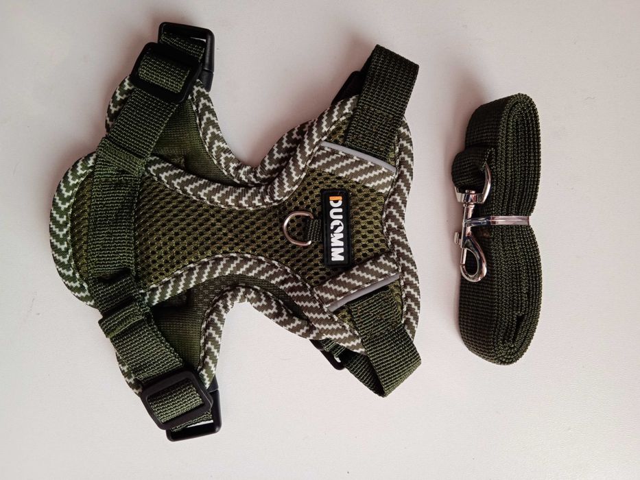 Шлейка с поводком.