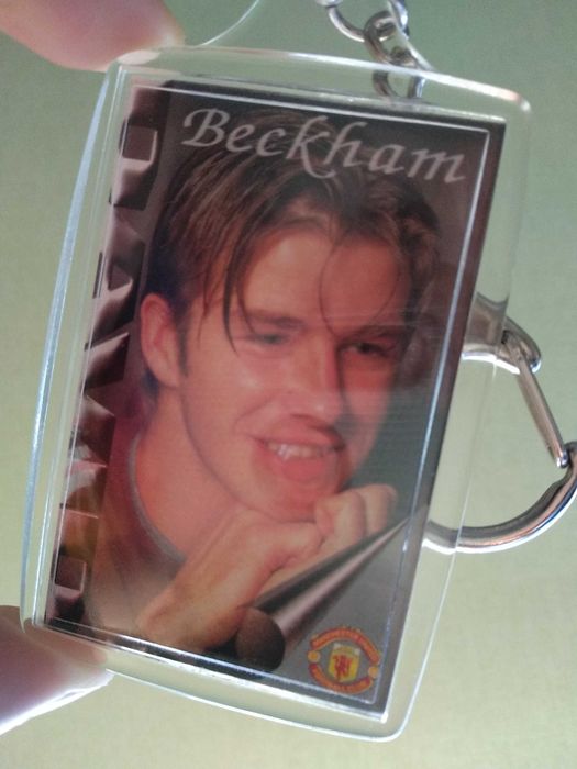 David Beckham (Keychain Chaveiro - Manchester United Keyring Futebol)