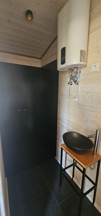 Domek mobilny Tiny Hause jezioro działka biuro