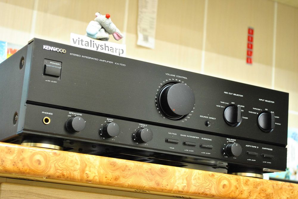 Топовый KENWOOD KA-7010 (801) 105/155вт 15кг 2транса идеал.сост