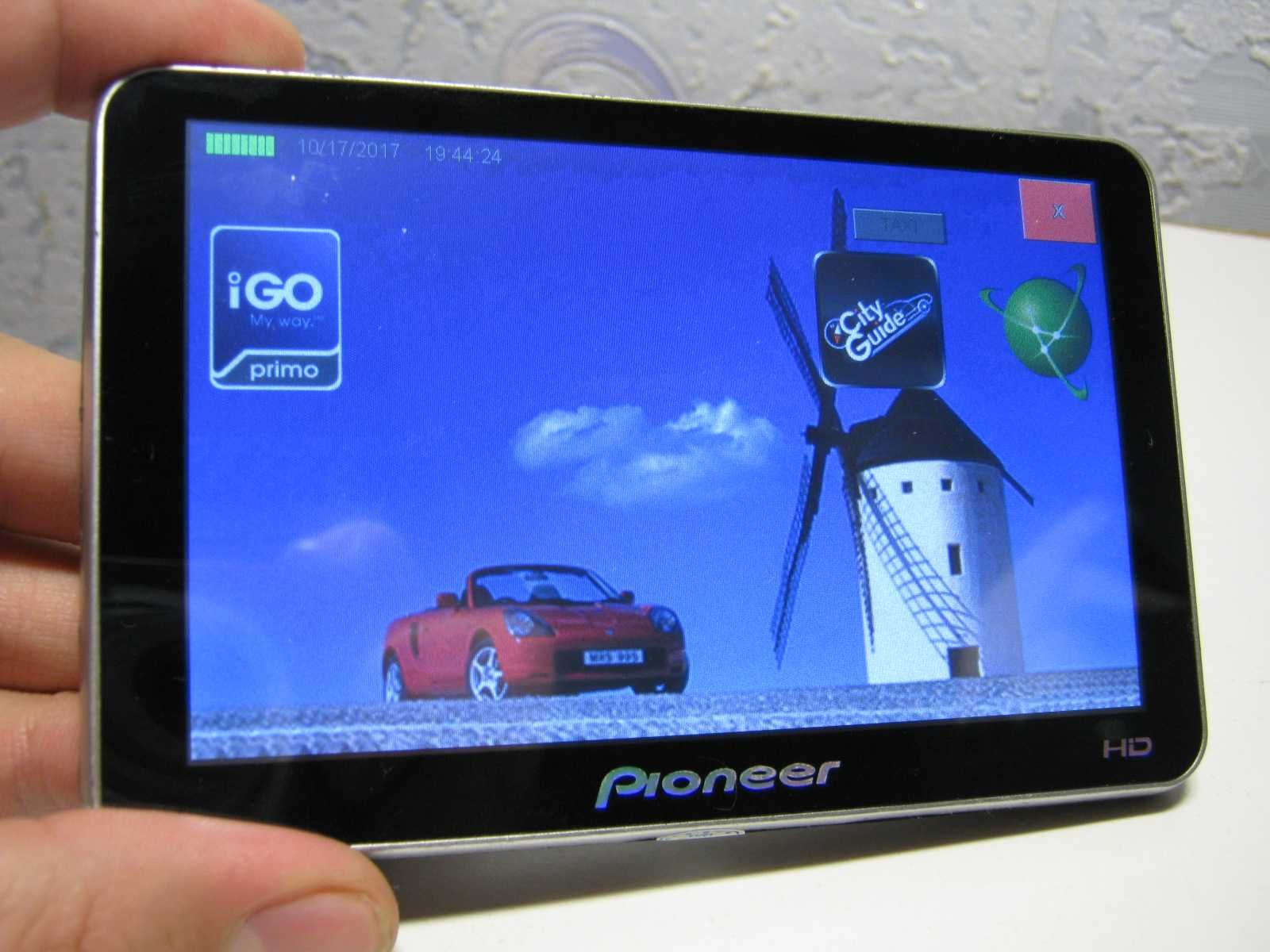 GPS навигатор Pioneer A571BT HD! Полный комплект! IGO Truck(Европа)!