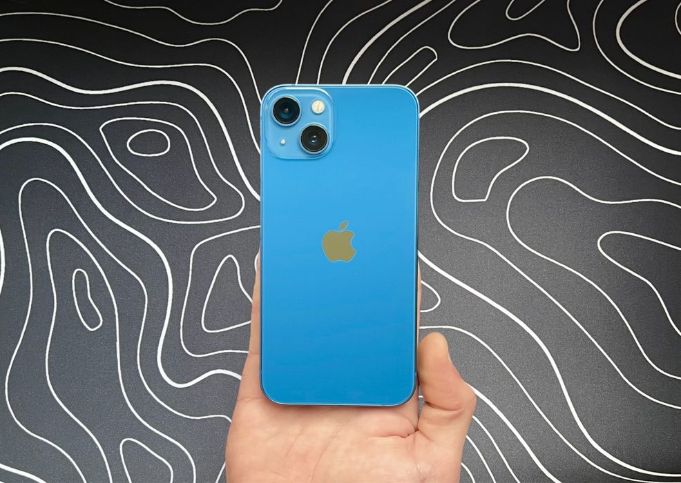 Замечательный - iPhone 13 - 256 гб - 85% АКБ - NEVERLOCK - BLUE