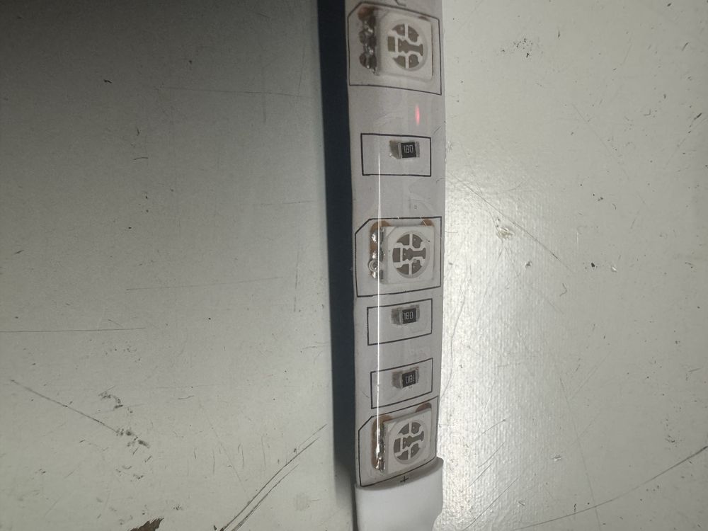 Fita LEDS azul IP65 - 12V dc