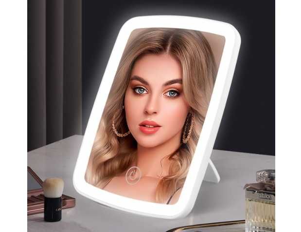 Lusterko do makijażu z oświetleniem LED