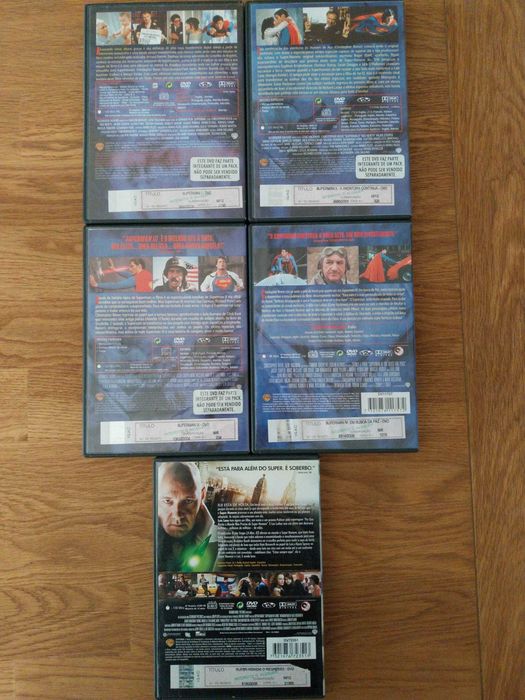 Pack original "SuperMan" 1-2-3-4- "SuperMan Regresso"