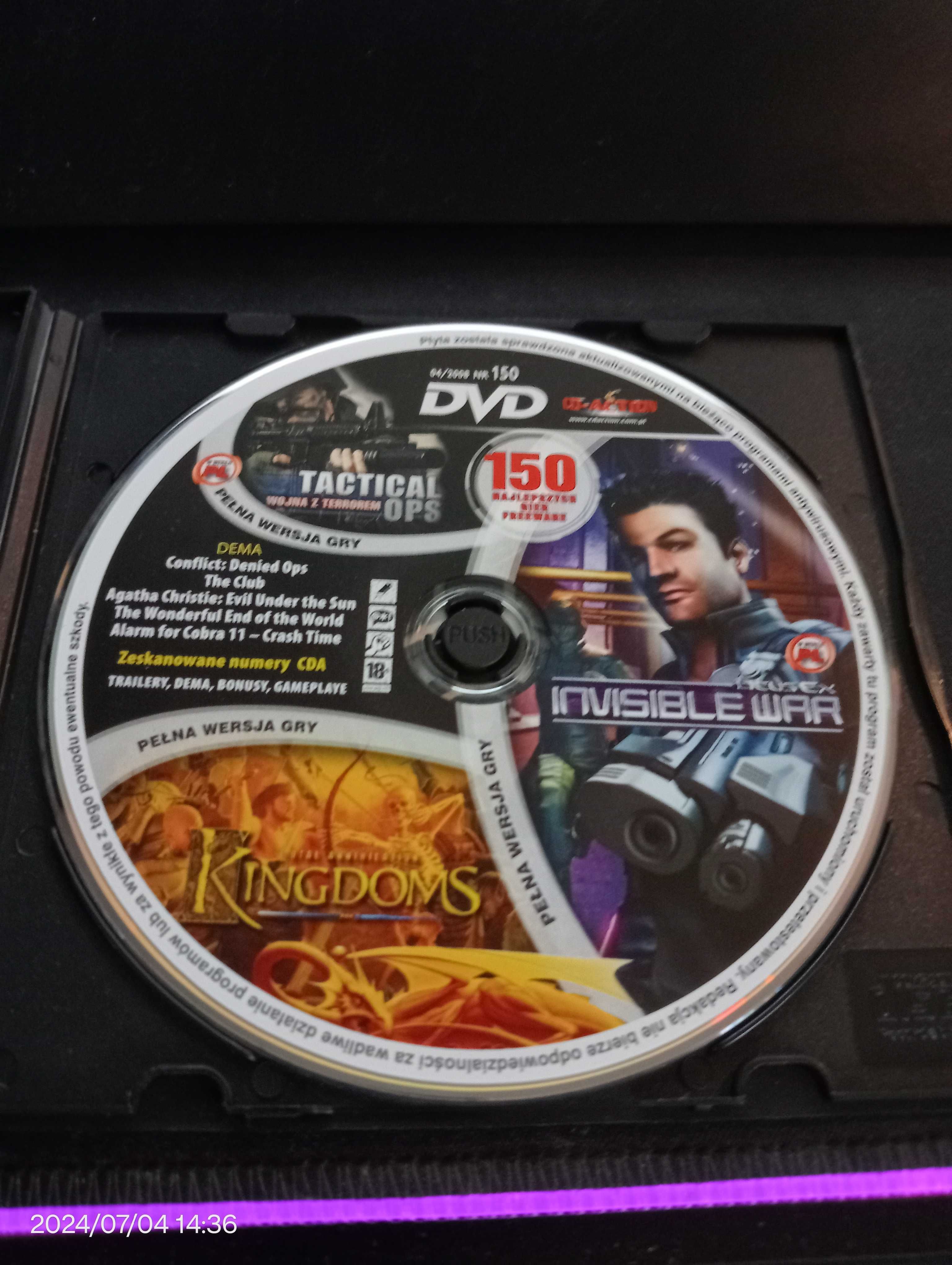 Deus Ex Invisible War + Total Annihilation Kingdoms + Tactical Ops PC