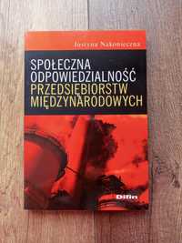 Książka "Społeczna Odpowiedzialność Przedsiębiorstw Międzynarodowych"