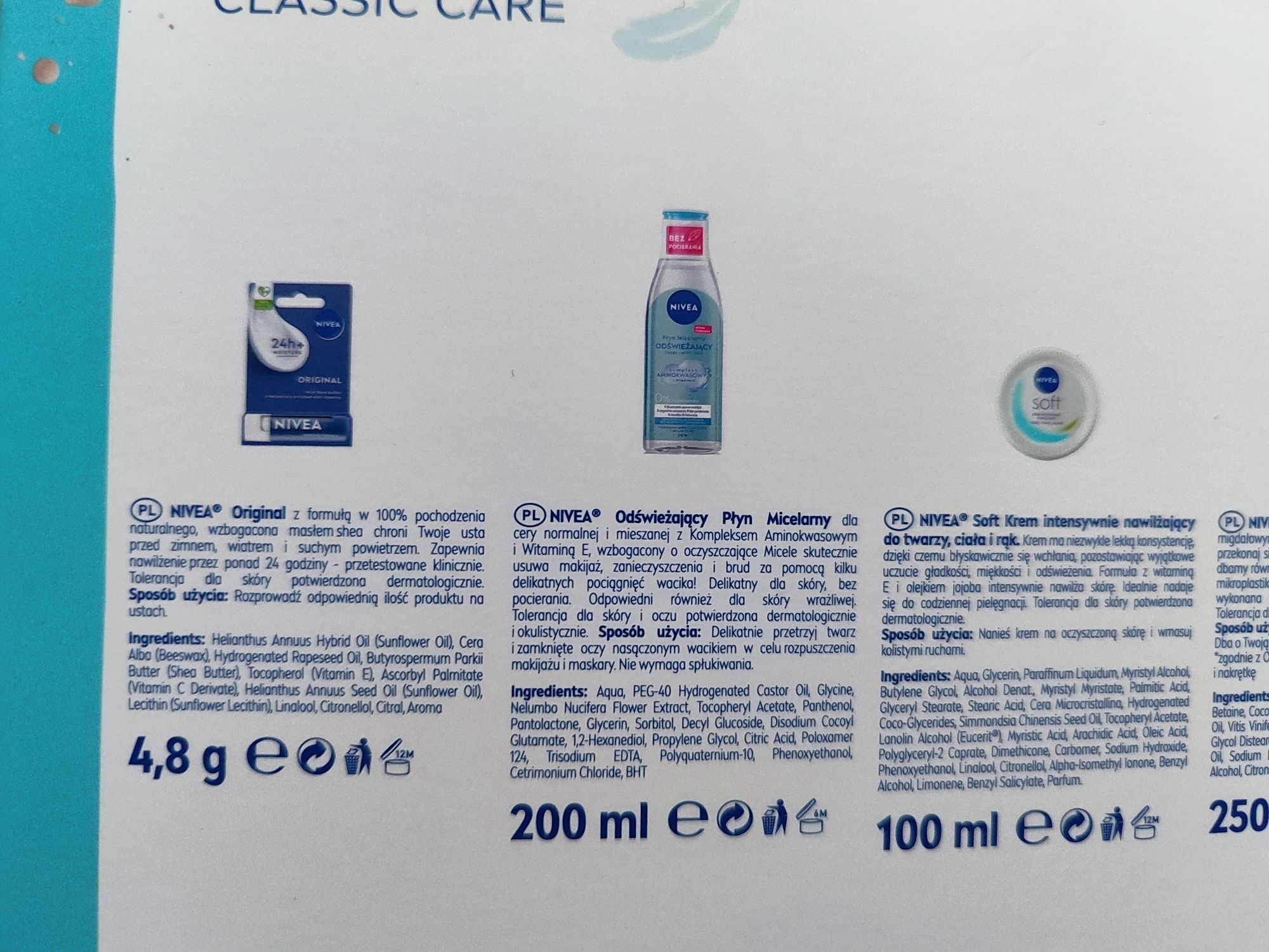 Zestaw kosmetyków Nivea