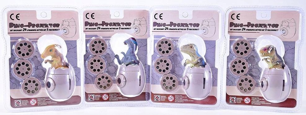 JAJO z Projektorem Projektor Slajdów DINOZAURY z Dinozaurami 24 slajdy