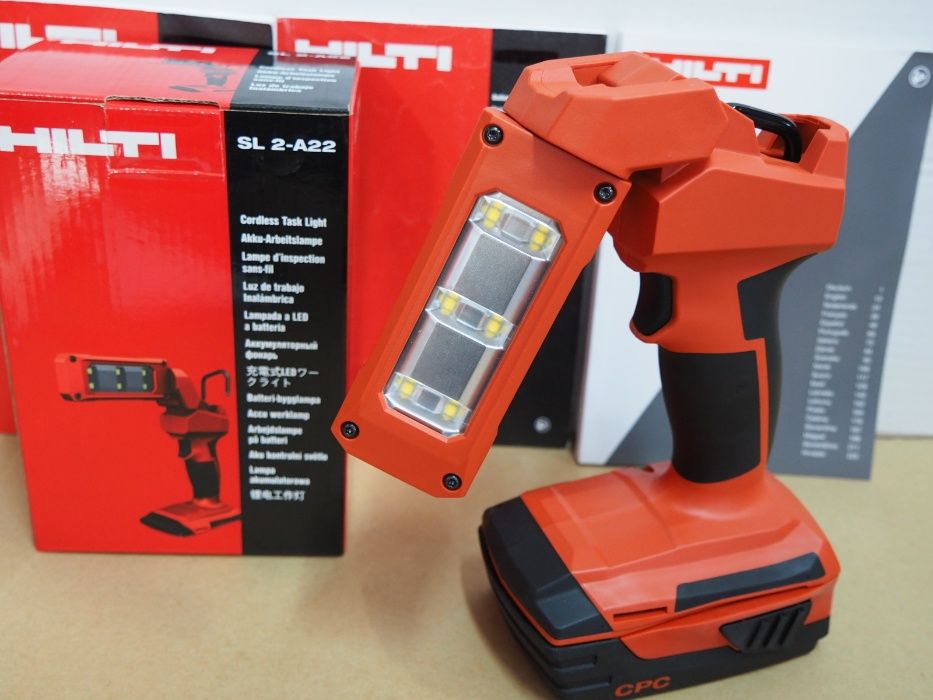 Komplet HILTI SL 2-A22 latarka lampa led bateria 22v 2,6Ah Nowe