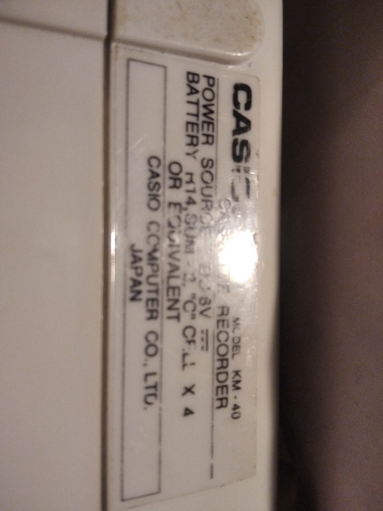 Sprzedam magnetofon unikat Casio KM-40