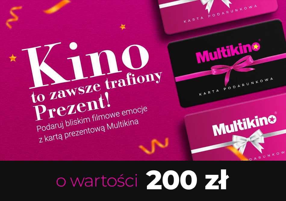 Voucher, karta podarunkowa Multikino 200 zł