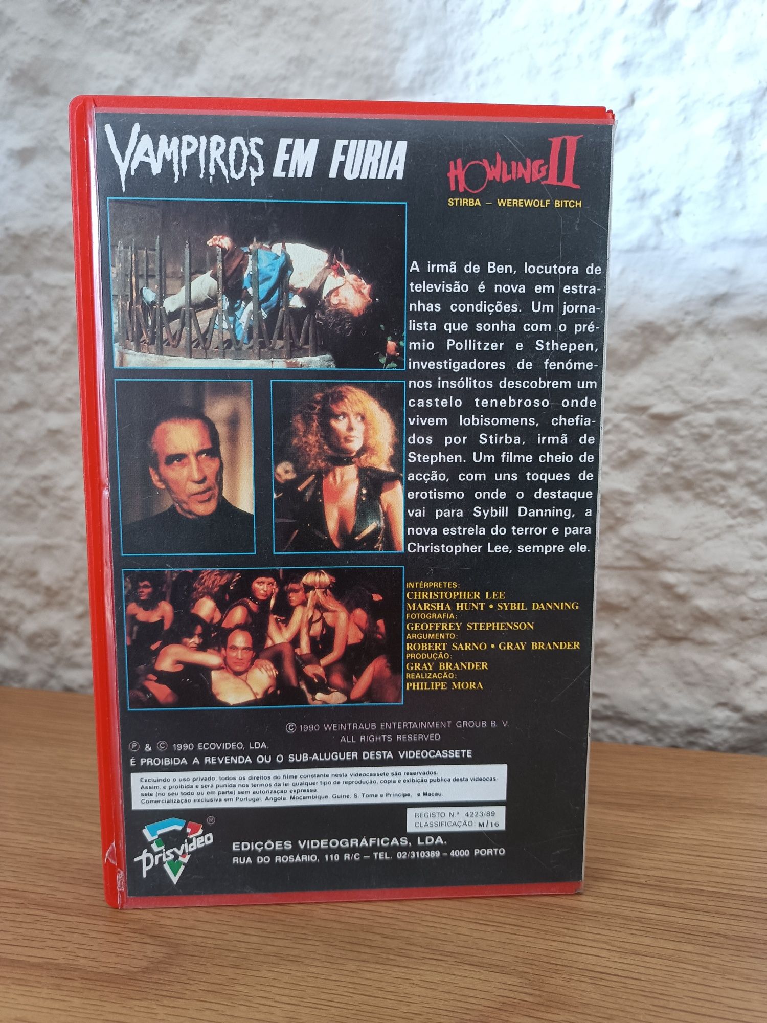 Filme VHS Vampiros em Fúria (Howling 2 Stirba Werewolf Bitch)