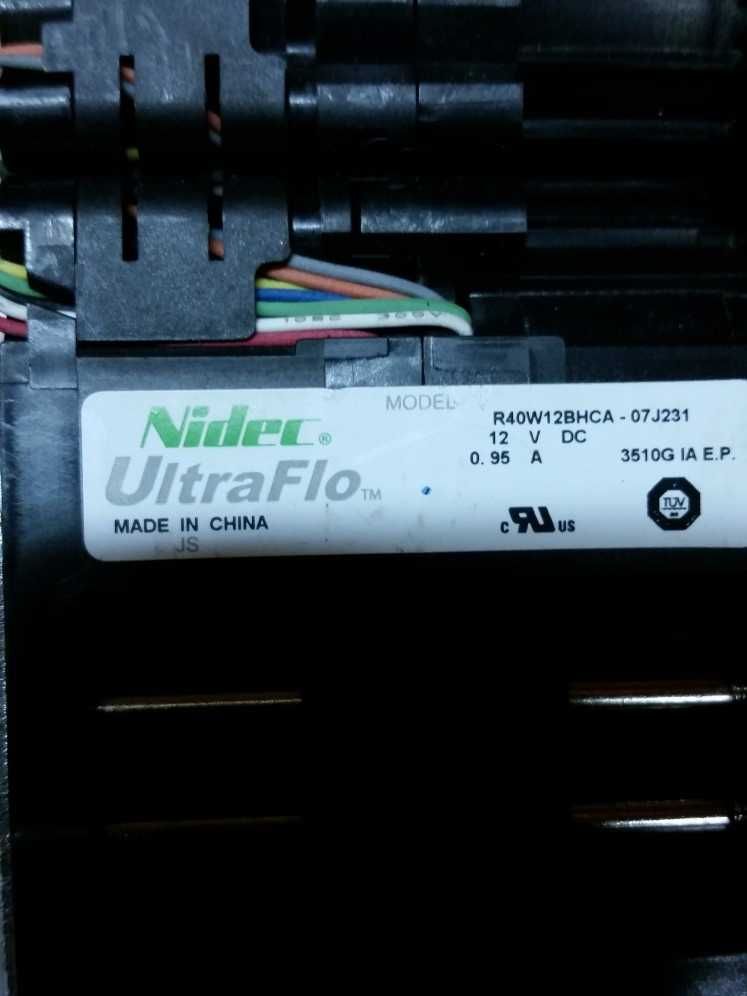 3,8W  блок из 4 кулеров турбин Nidec UltraFlo R40W12BHCA-07J23