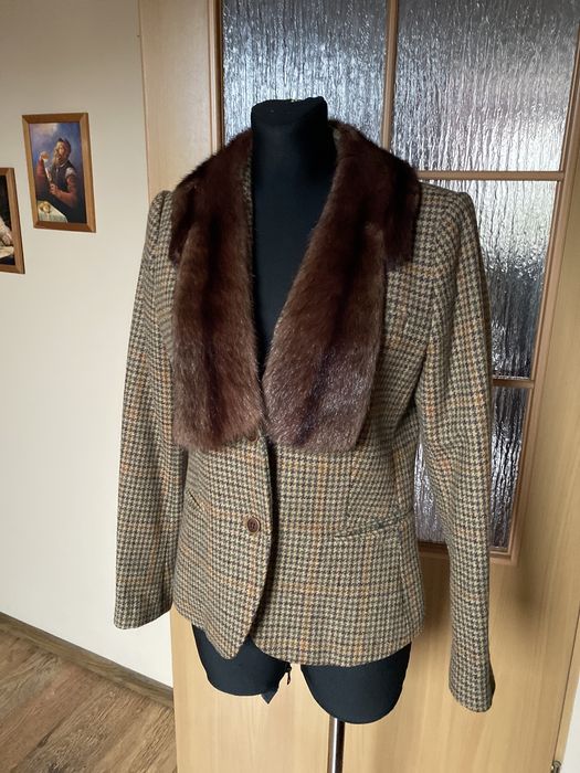 Kolnierz futro futerko naturalnw obszycie do plaszcza