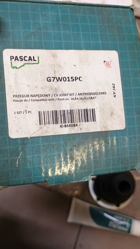 Przegub napędowy kpl. PASCAL G7W015PC Audi VW itp