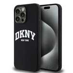 Etui DKNY Liquid Silicone White Printed Logo MagSafe na iPhone 14 Pro