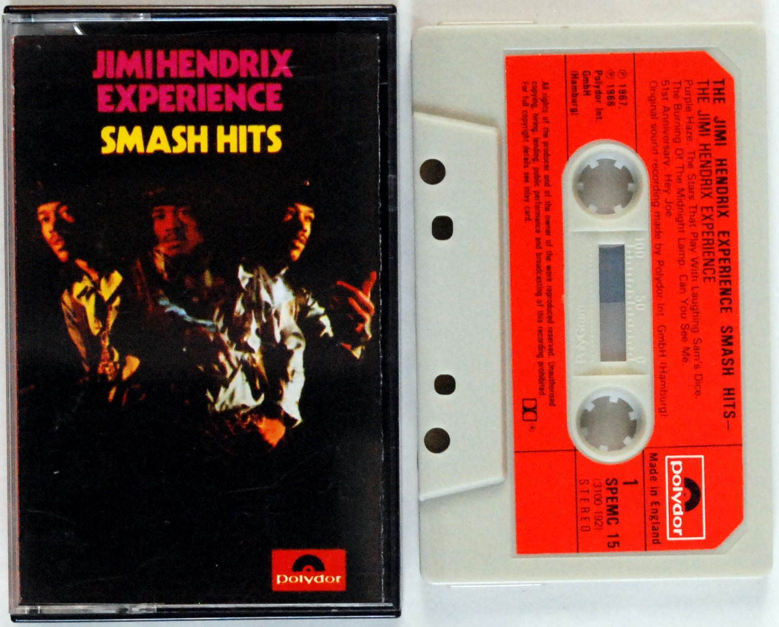 Jimi Hendrix Experience Smash Hits (MC) BDB