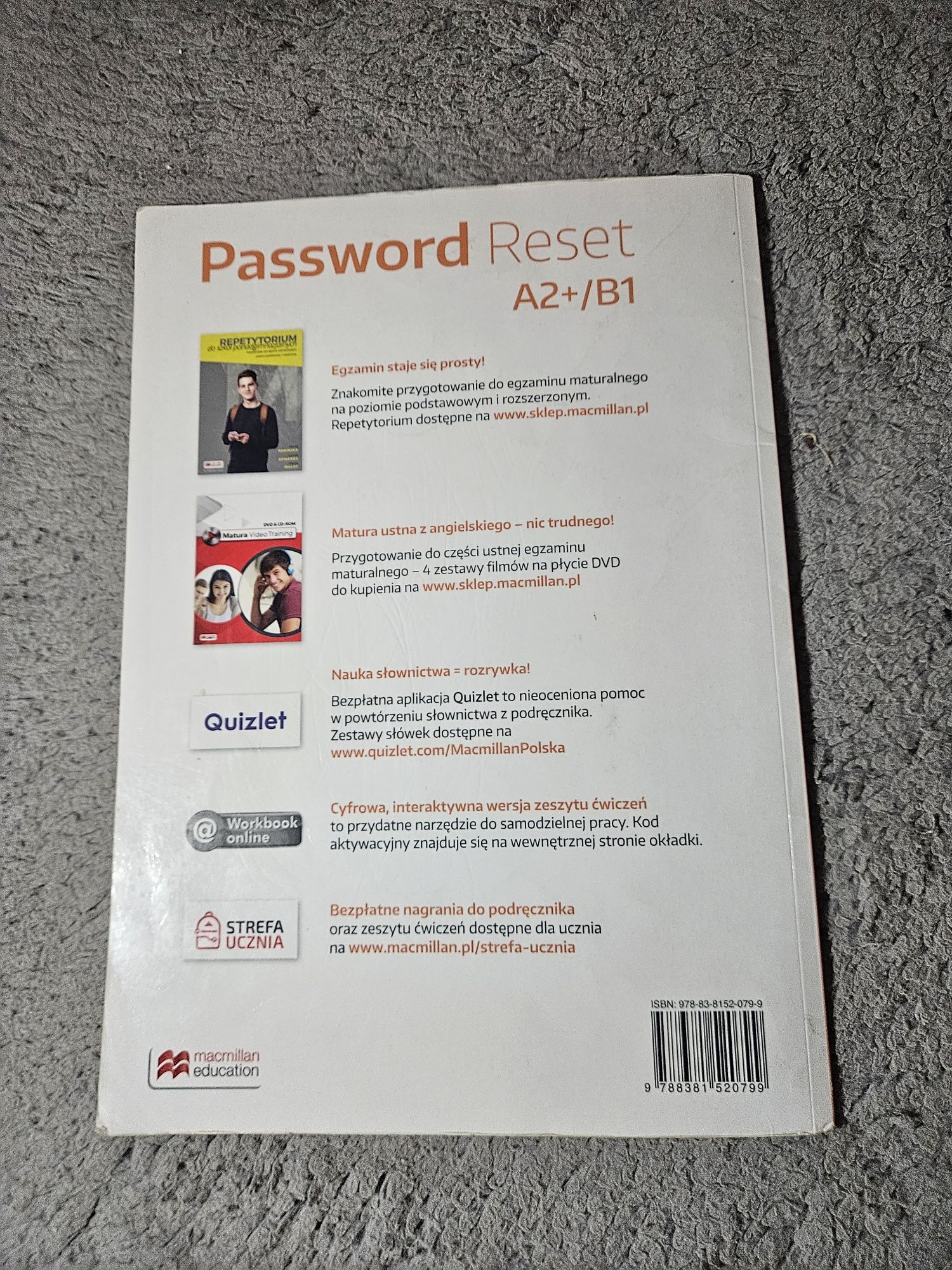 Ćwiczenia j.angielski Password Reset A2+/B1