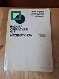 Badania operacyjne dla informatyków