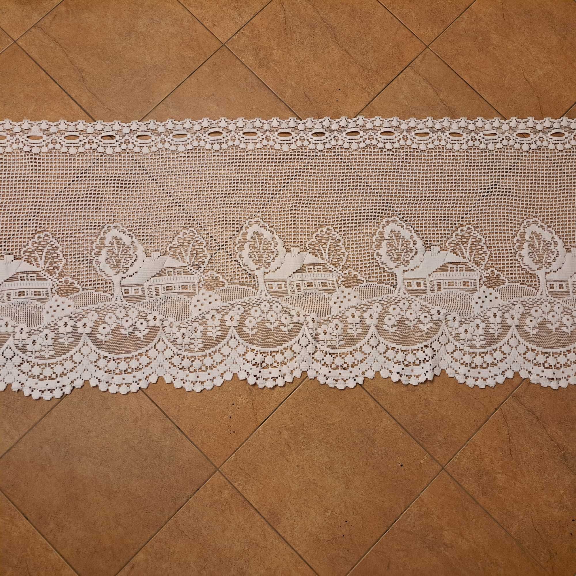 Firany francuskie żakardowe