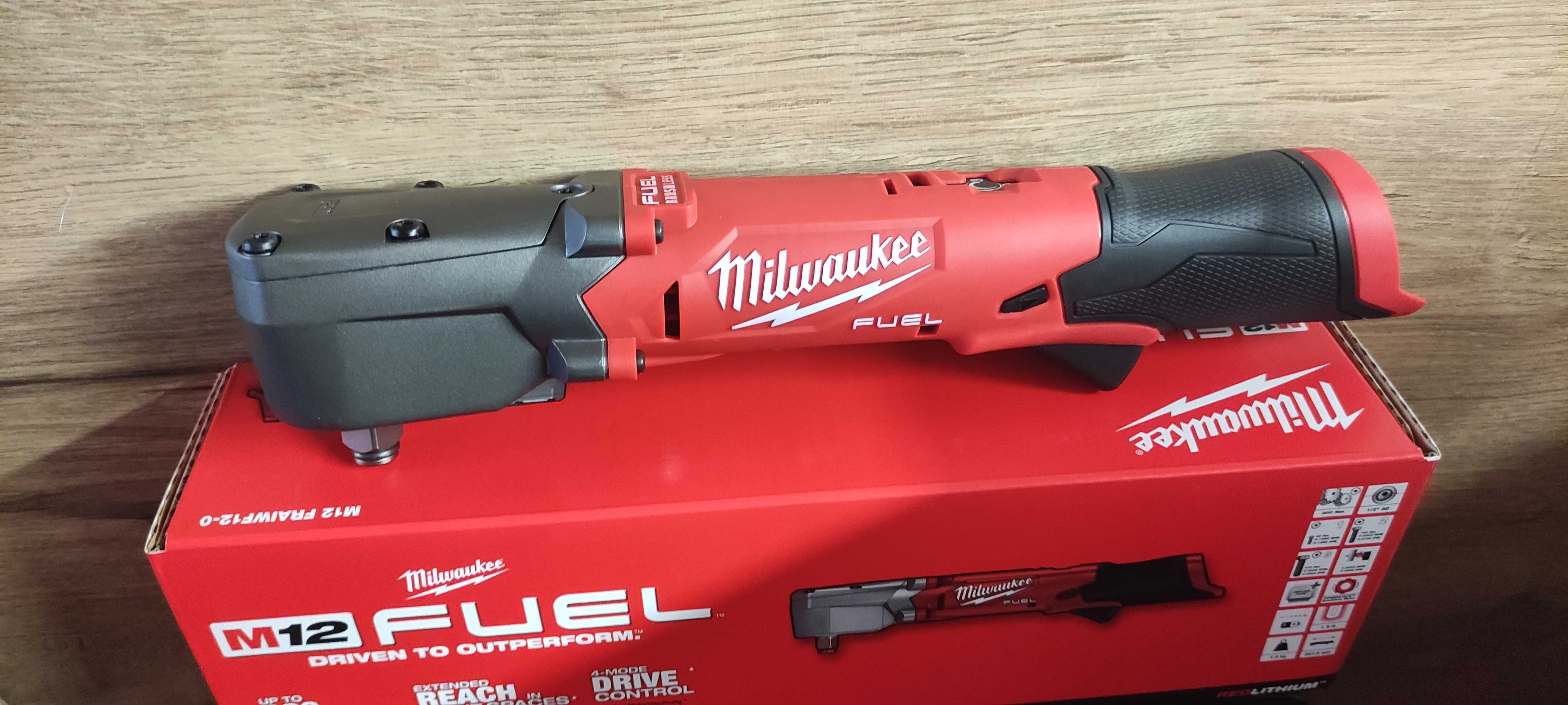 Klucz kątowy udarowy Milwaukee m12 270/300 NM Grzechotka Fraiwf12