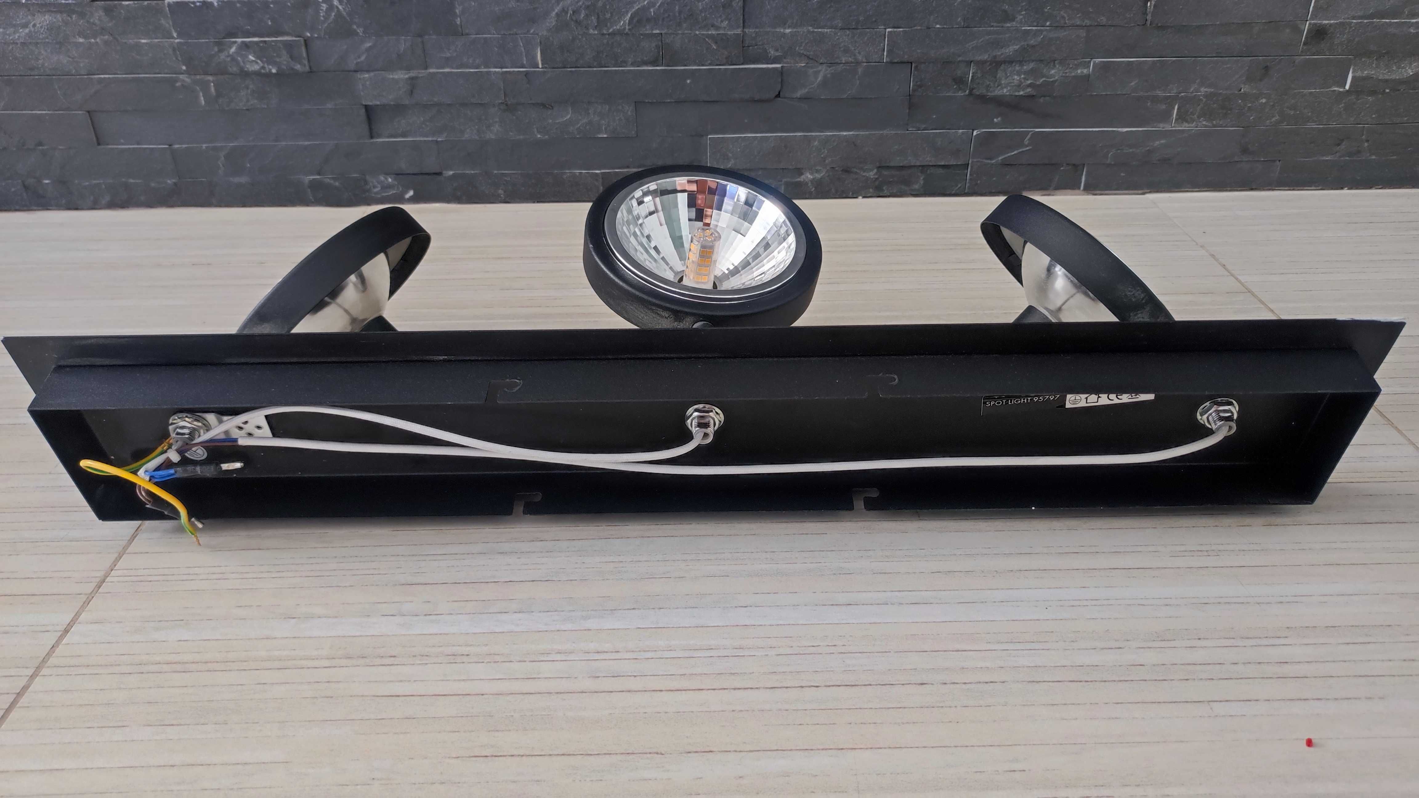 Lampa sufitowa potrójna listwa QAZQA