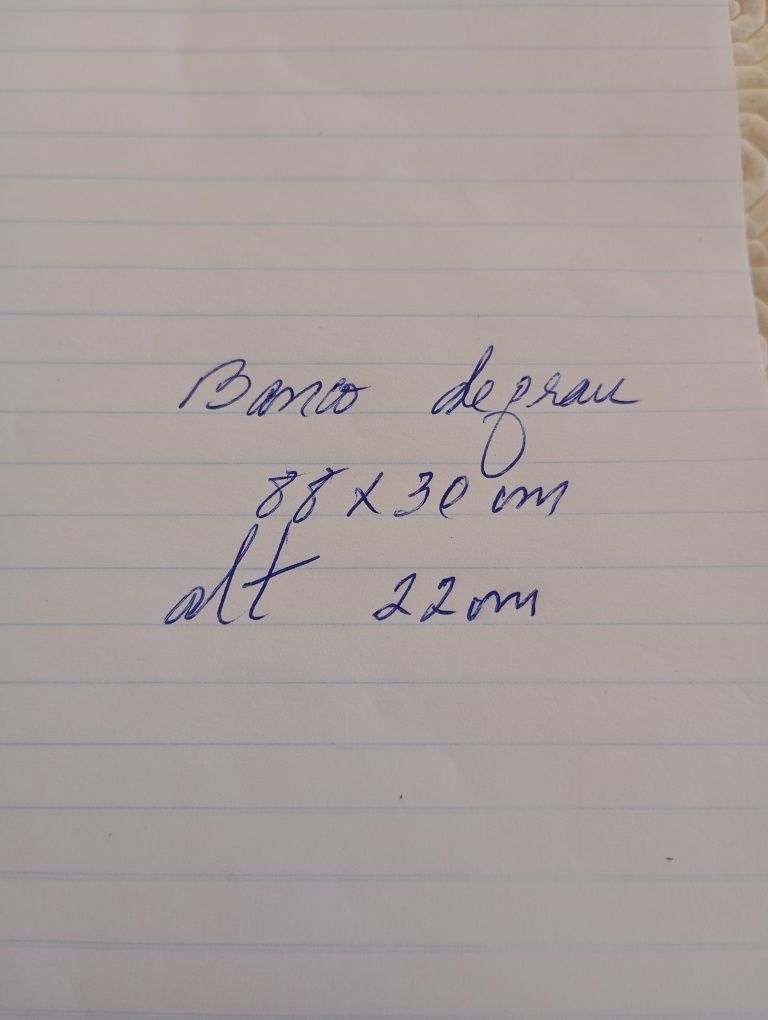Banco degrau de elevação wc