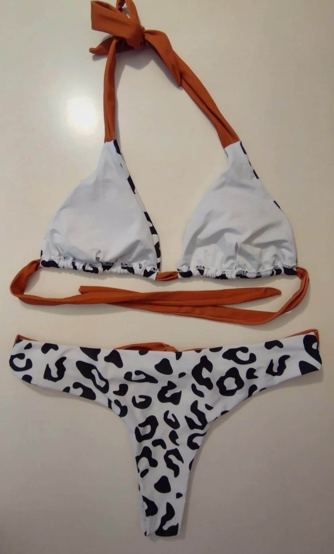Bikini Tigresa Branco Brasileiro