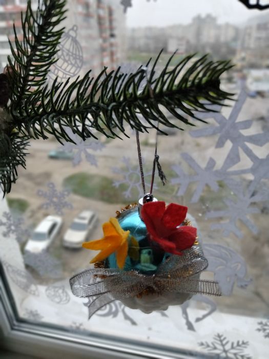 Іграшка, ялинкова прикраса, хенд мейд,  подєлка, виріб