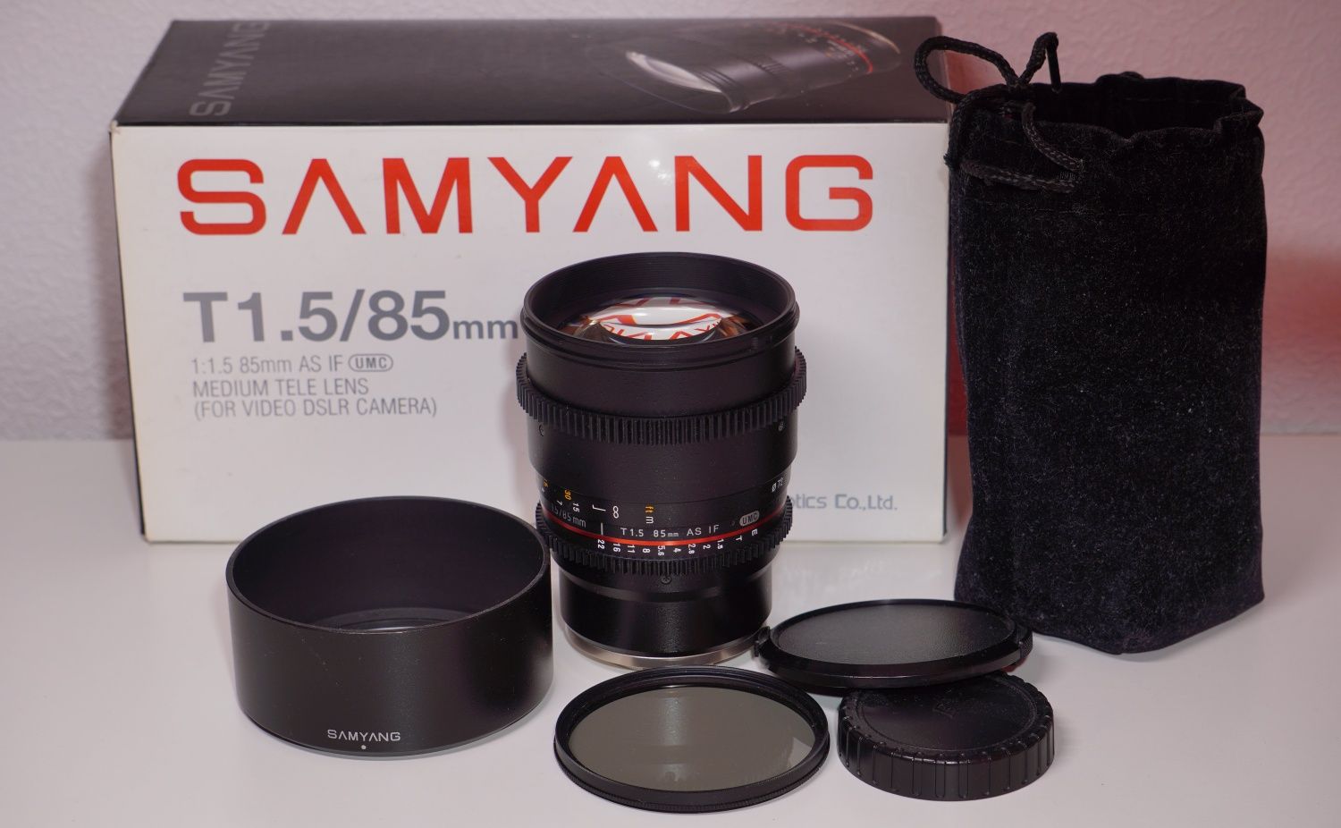 Samyang 85mm T 1.5 AS IF UMC (For Sony E-mount)