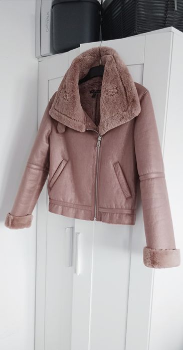 Zara trf_outerwear kożuch