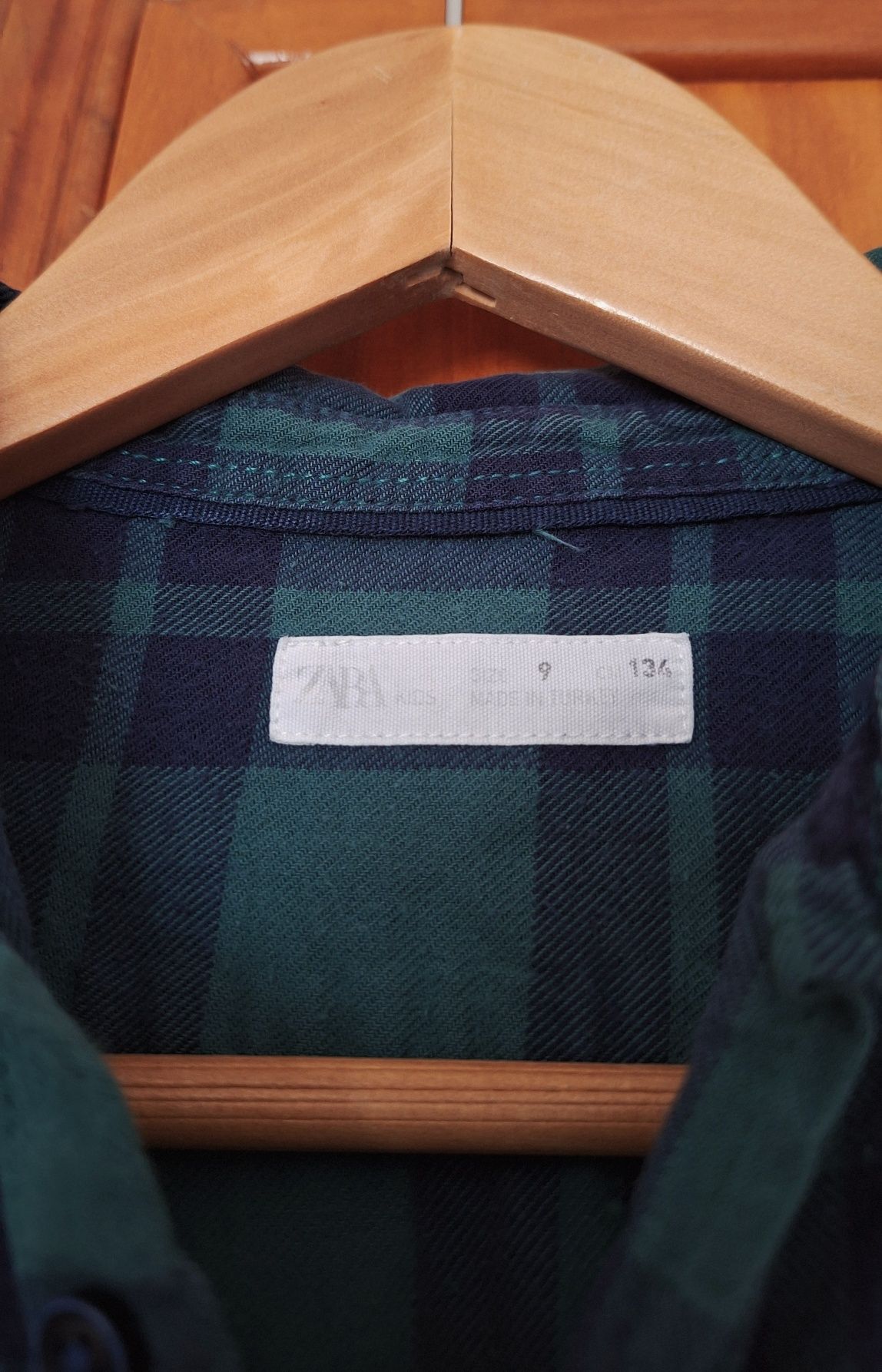 Camisa de flanela Zara Kids 9 anos