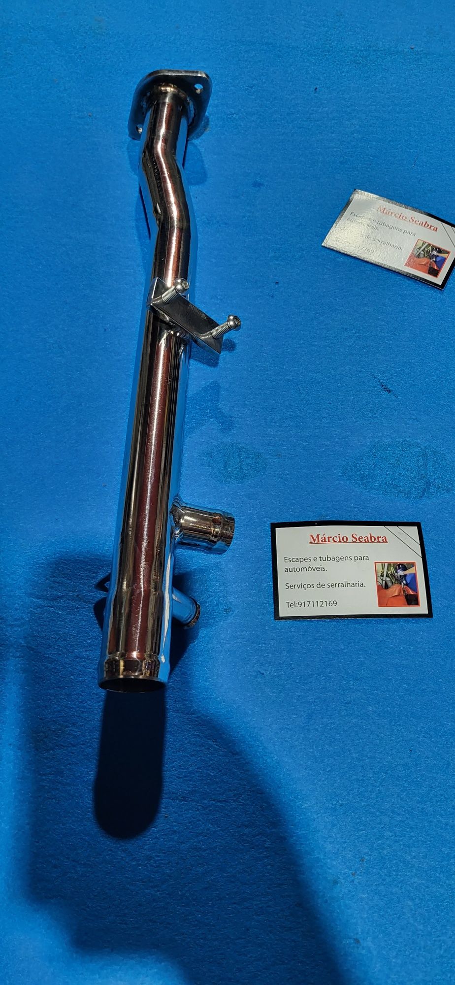 G40 tubo água em inoxidável