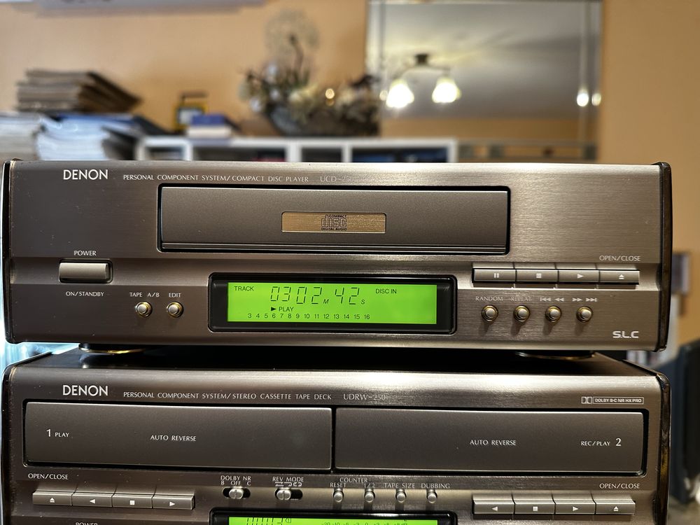 Wieża DENON upo250, utp250, udrw250, usd250 + pilot