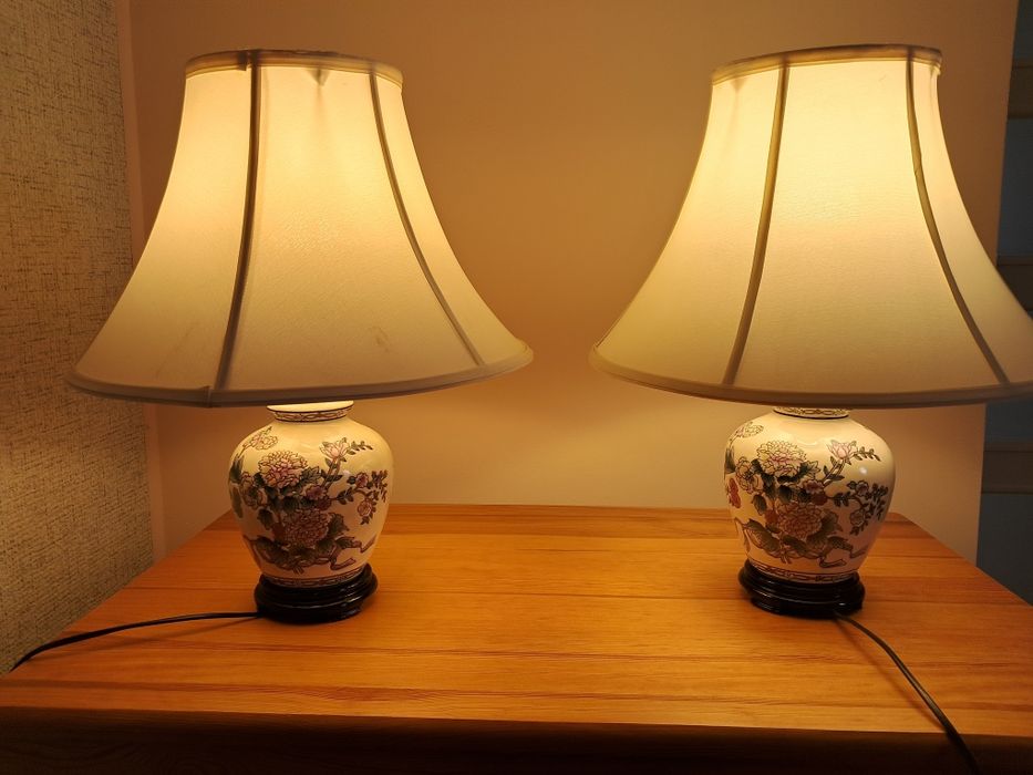Lampy stołowe,  ceramiczne