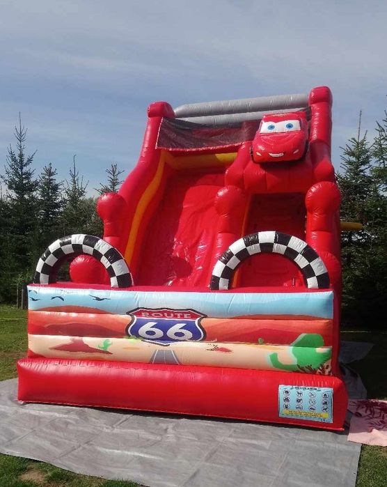 Wynajem dmuchańce basen wodny zjeżdżalnie Piana party Miś 2,6m domek