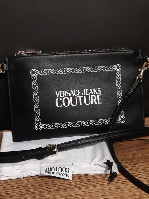 Versace Jeans Couture jak nowa torebka listonoszka czarna oryginalna