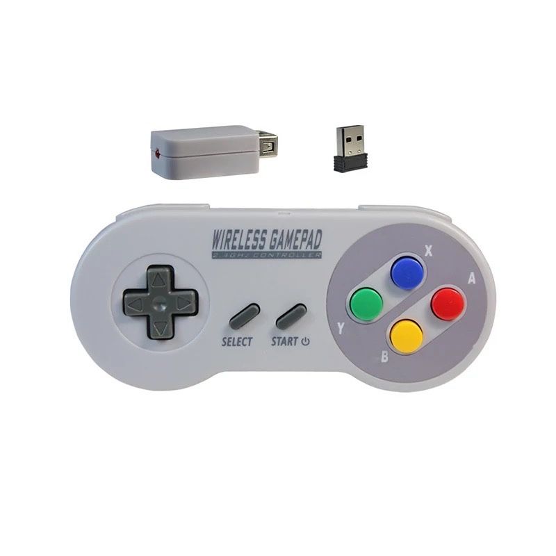 Controles Wireless Retro com adaptador (NES)