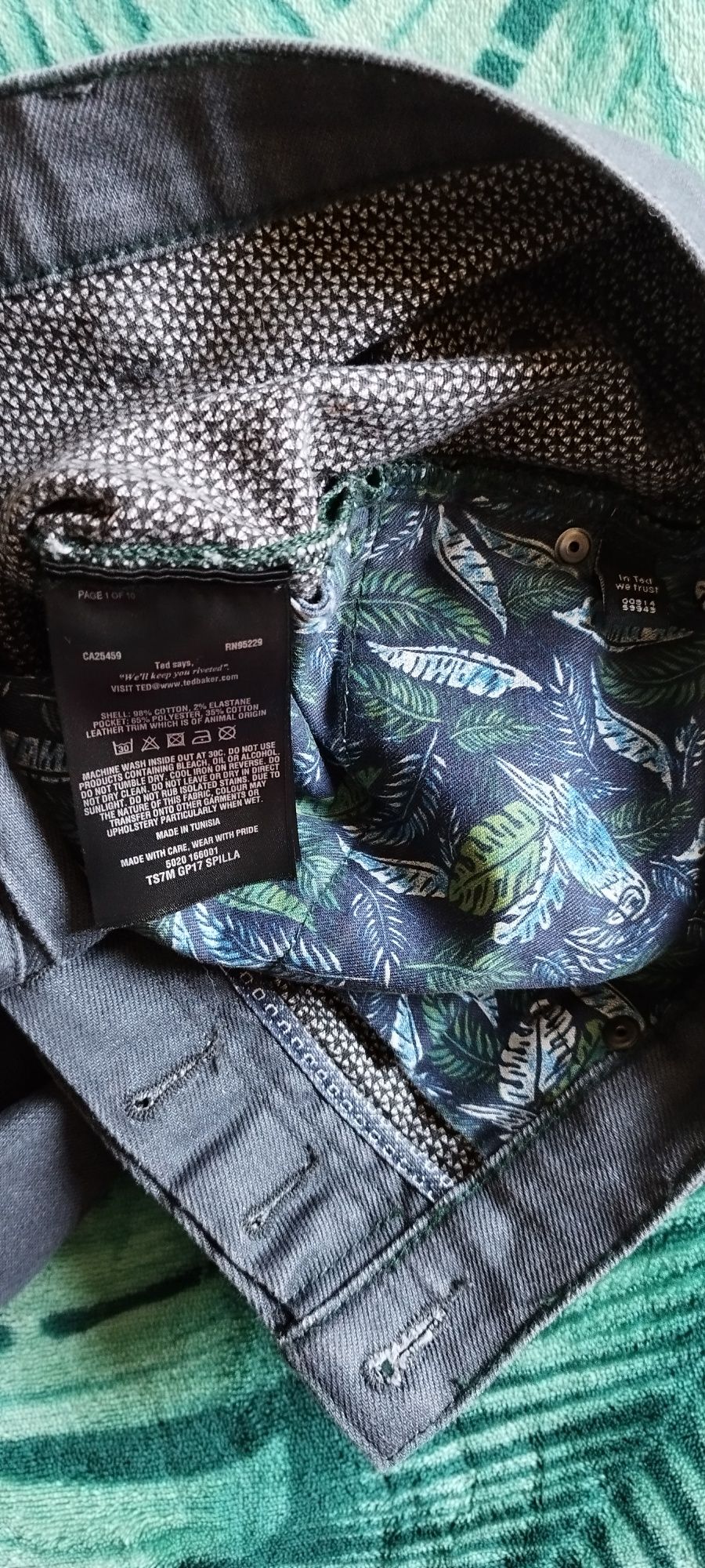 Spodnie męskie Ted Baker 44