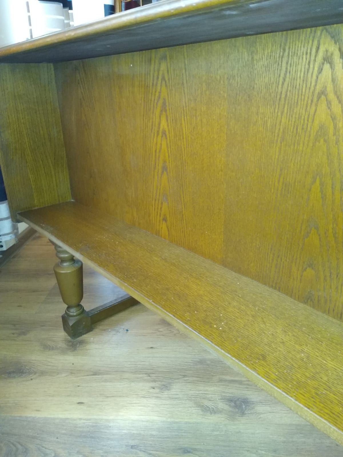 Stylowe biurko dębowe