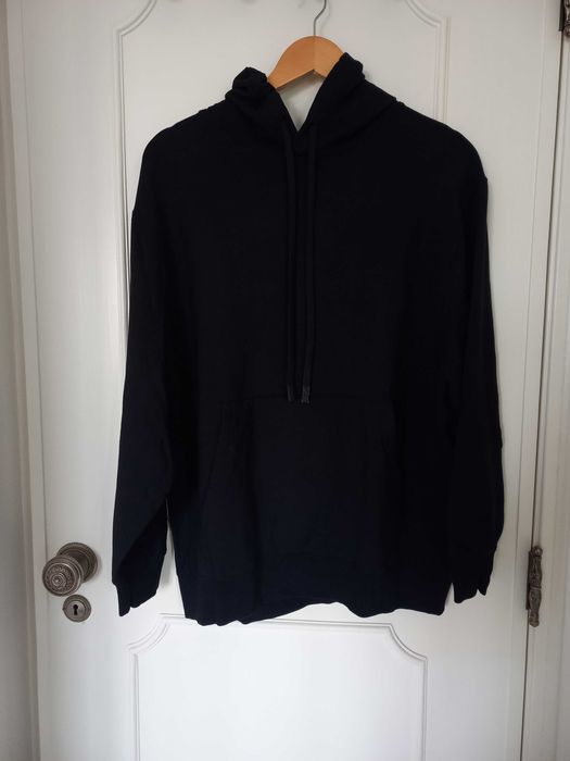 Sweat Shirt com Capucho Hoodie Sweater Oysho Preto