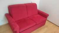 Sofá - cama vermelho extremamente confortável