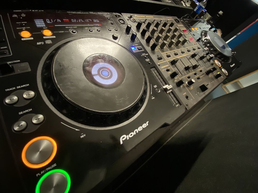 Pioneer zestaw legenda..Mixer 600 i CD 1000MK3