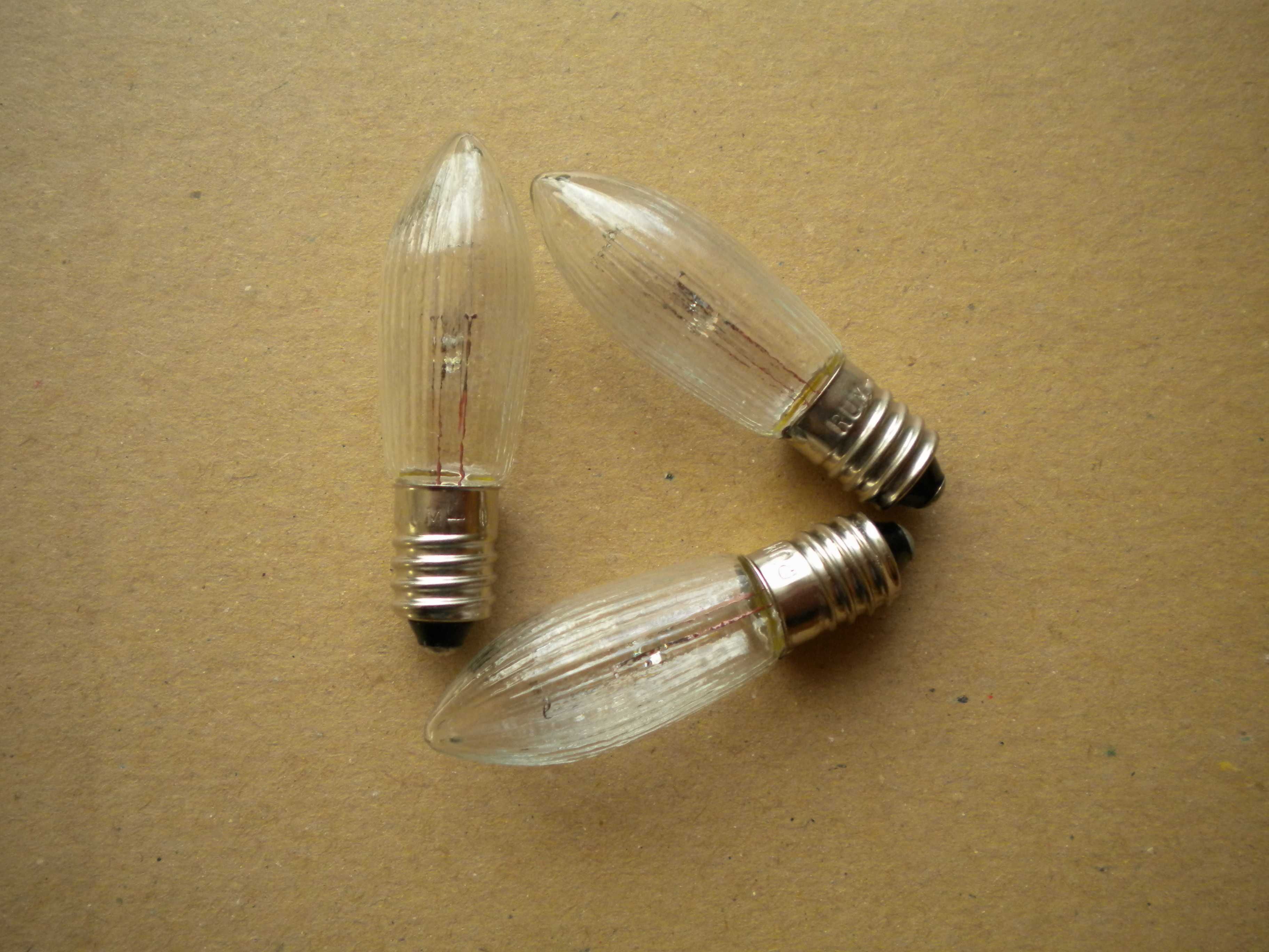 Лампочка E10 3W 12V вольт для гирлянд