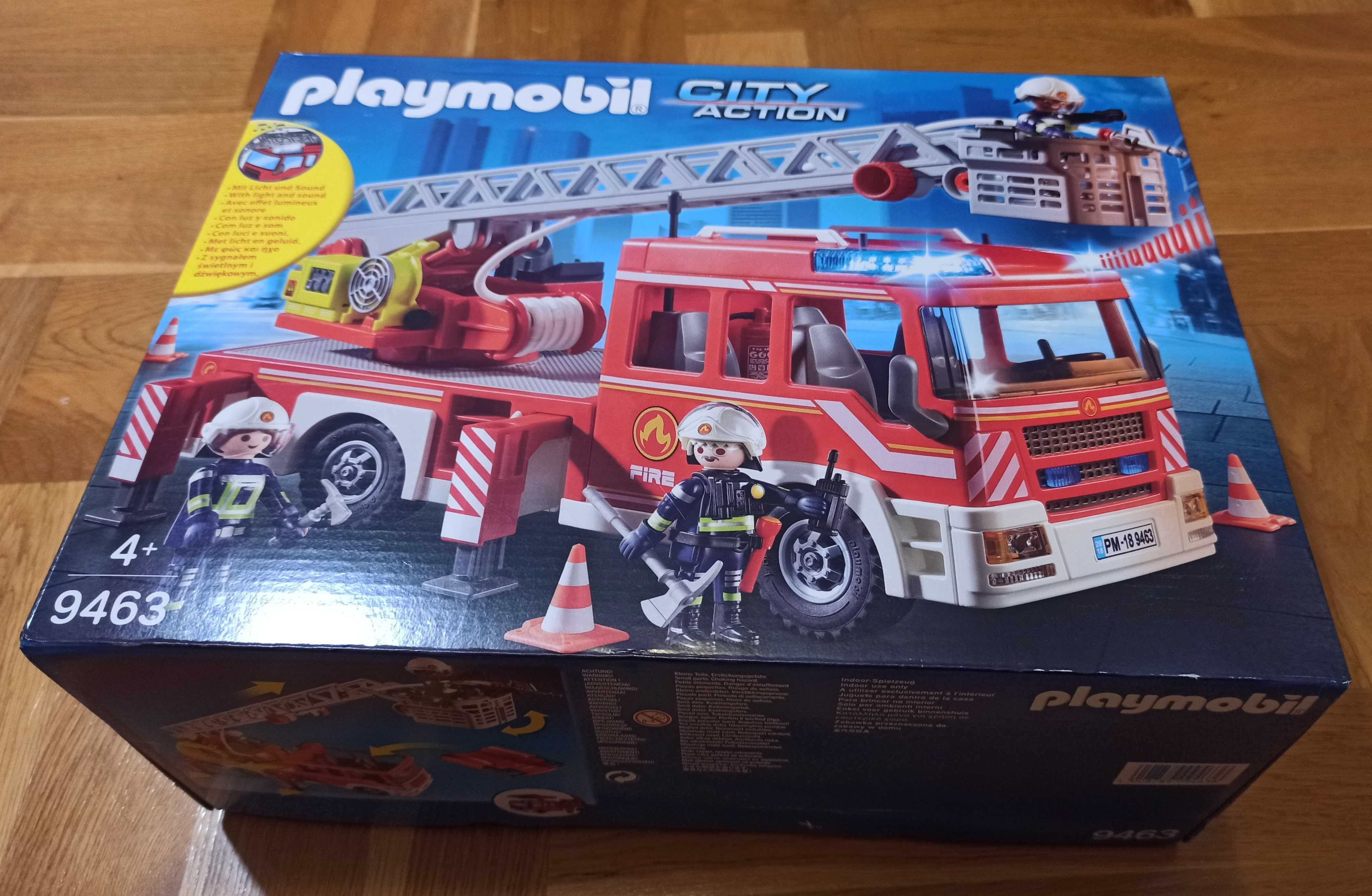 Wóz strażacki Playmobil 9463 City drabina